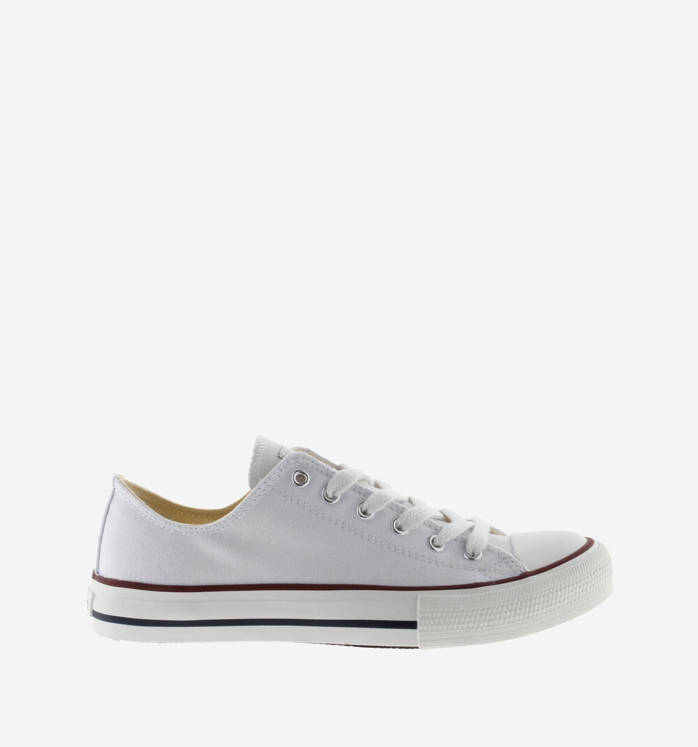 Λευκά (Blanco) παιδικά sneakers Victoria με λευκή σόλα, κορδόνια και λαστιχένια μύτη, ιδανικά για καθημερινή χρήση. Λευκά άσπρα σταράκια για αγόρι για κορίτσι ιδανικά για βόλτα γάμο βάπτιση