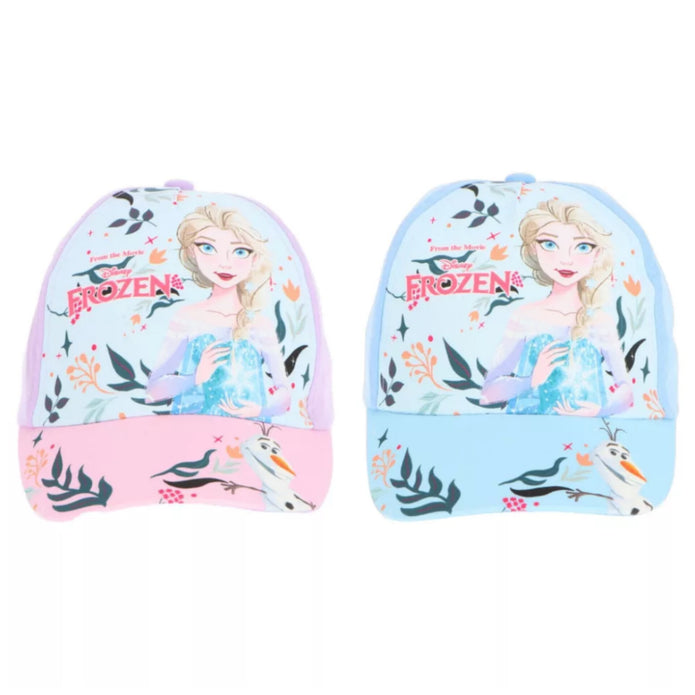 Παιδικό καπέλο Frozen Disney με Elsa και Olaf σε ροζ και γαλάζιο χρώμα