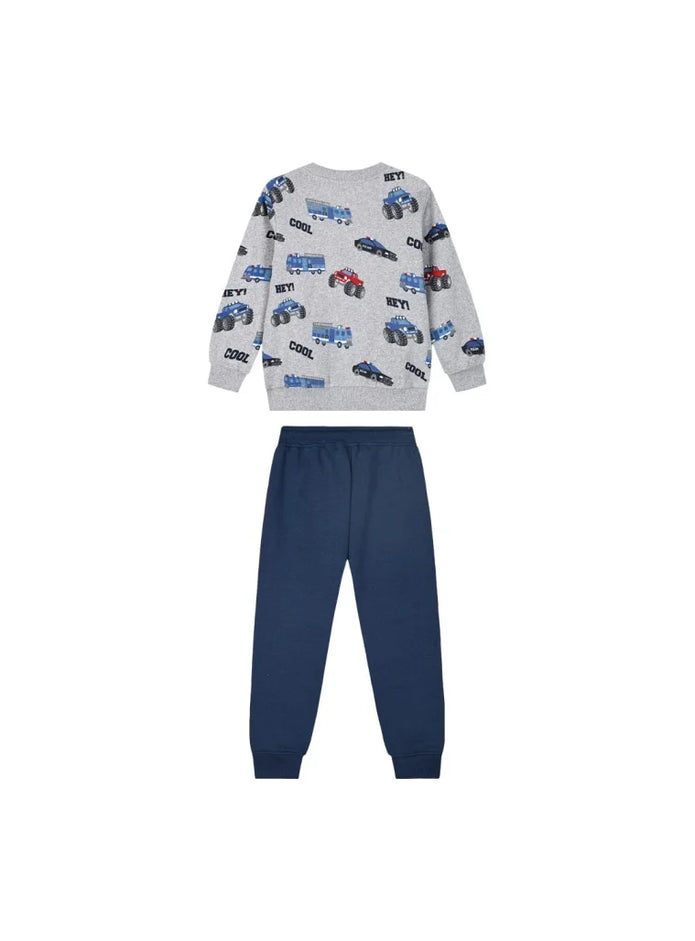 Energiers Children's Tracksuit Set with Vehicle Designs