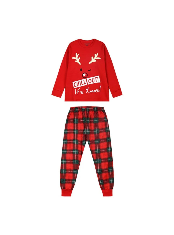 Energiers Παιδική Χριστουγεννιάτικη Πιτζάμα "Chill Out! It's Xmas"