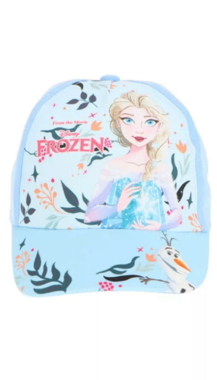 Παιδικό καπέλο Frozen Disney με Elsa και Olaf σε ροζ και γαλάζιο χρώμα