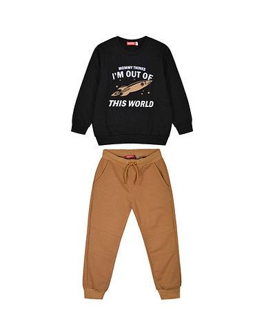 Energiers Boy's Tracksuit Set with Spaceship Design "Out of This World"