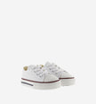Λευκά (Blanco) παιδικά sneakers Victoria με λευκή σόλα, κορδόνια και λαστιχένια μύτη, ιδανικά για καθημερινή χρήση. Λευκά άσπρα σταράκια για αγόρι για κορίτσι ιδανικά για βόλτα γάμο βάπτιση 
