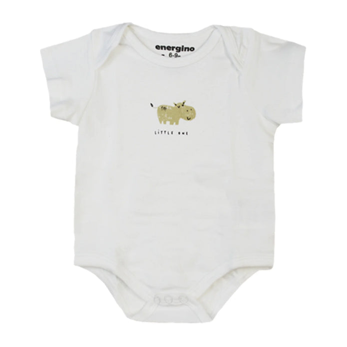 Energiers Σετ 5 Βρεφικά Κορμάκια Κοντομάνικα - Ζωάκια της Ζούγκλας