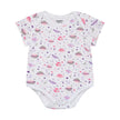 Energiers Σετ 5 Βρεφικά Κορμάκια Κοντομάνικα σε Ροζ & Λευκό
