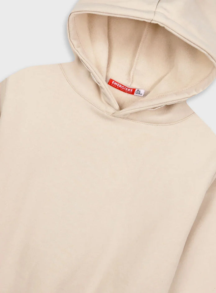 παιδικό φούτερ Energiers μπεζ με κουκούλα