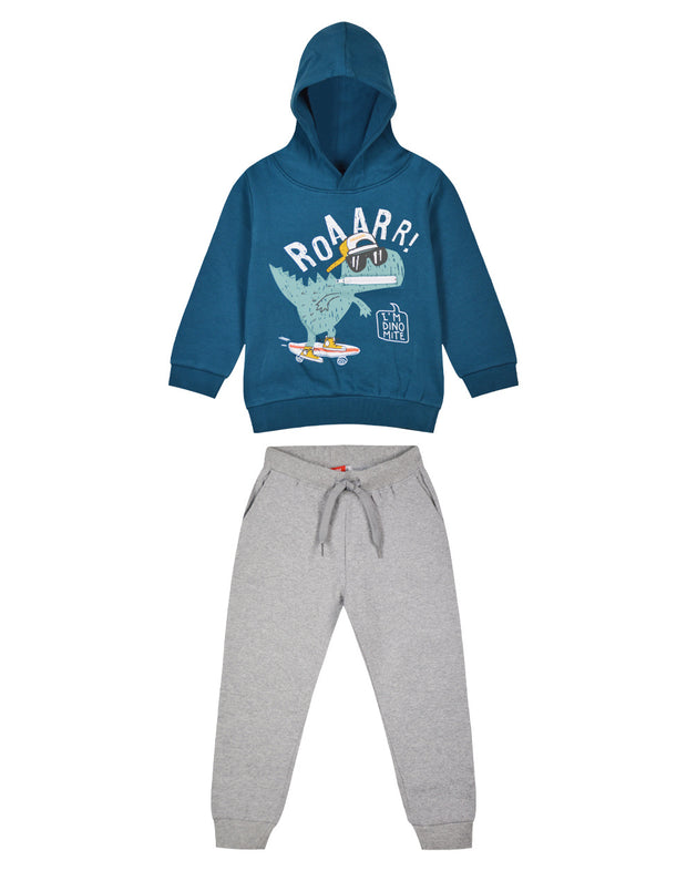 Energies Kids Dino Skateboard Tracksuit Set