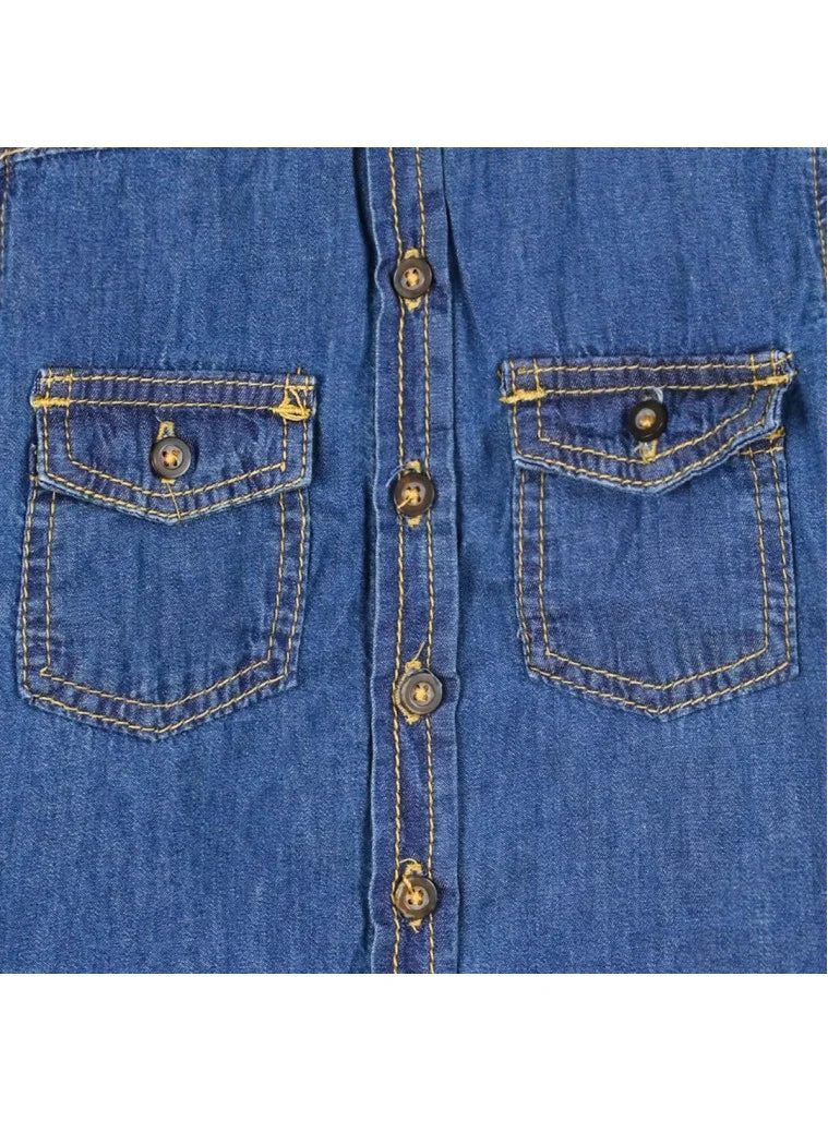 Energiers Kids Denim Shirt with Pockets