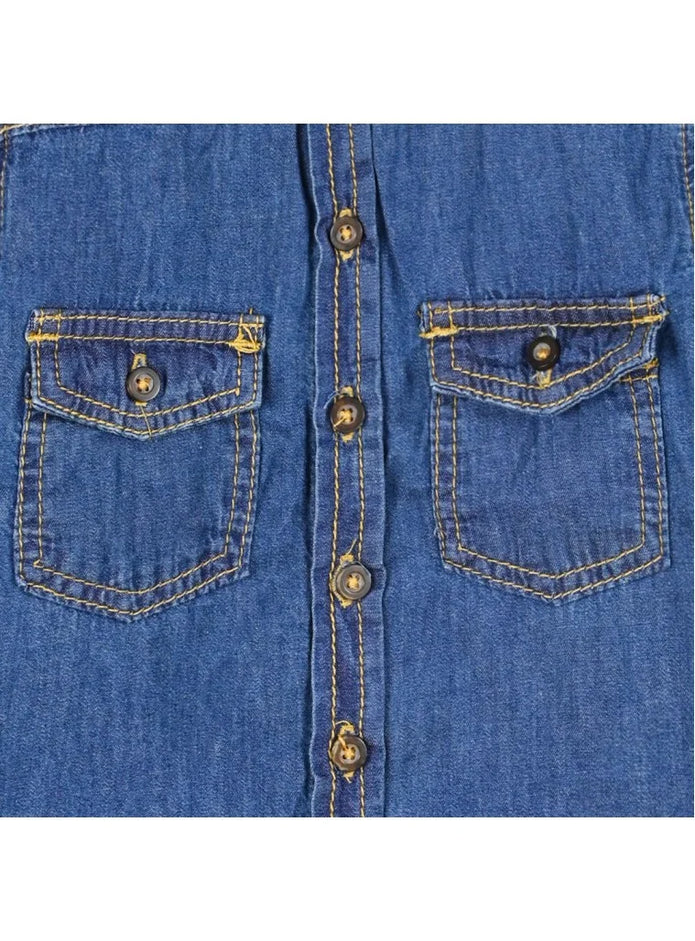 Energiers Παιδικό Τζιν Πουκάμισο με Τσέπες