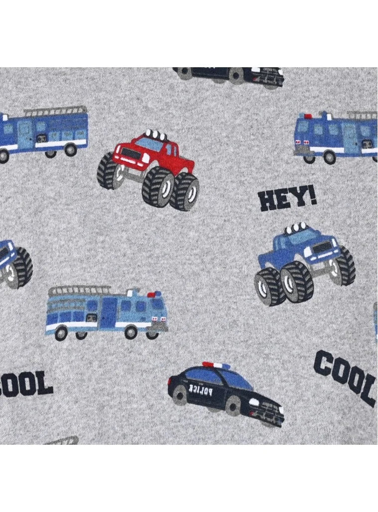 Energiers Children's Tracksuit Set with Vehicle Designs 