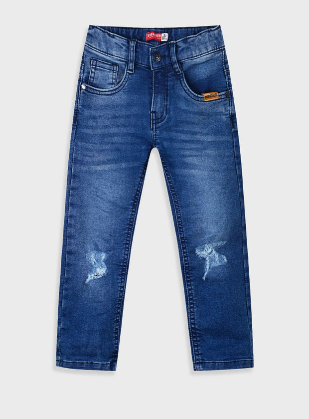 Παιδικό τζιν παντελόνι Energiers με φθορές στα γόνατα – μπροστινή όψη