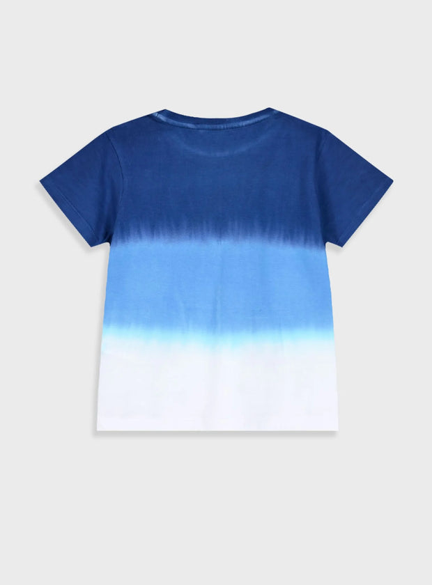 Παιδικό καλοκαιρινό σετ Energiers για αγόρι με μπλε μπλουζάκι και σορτς