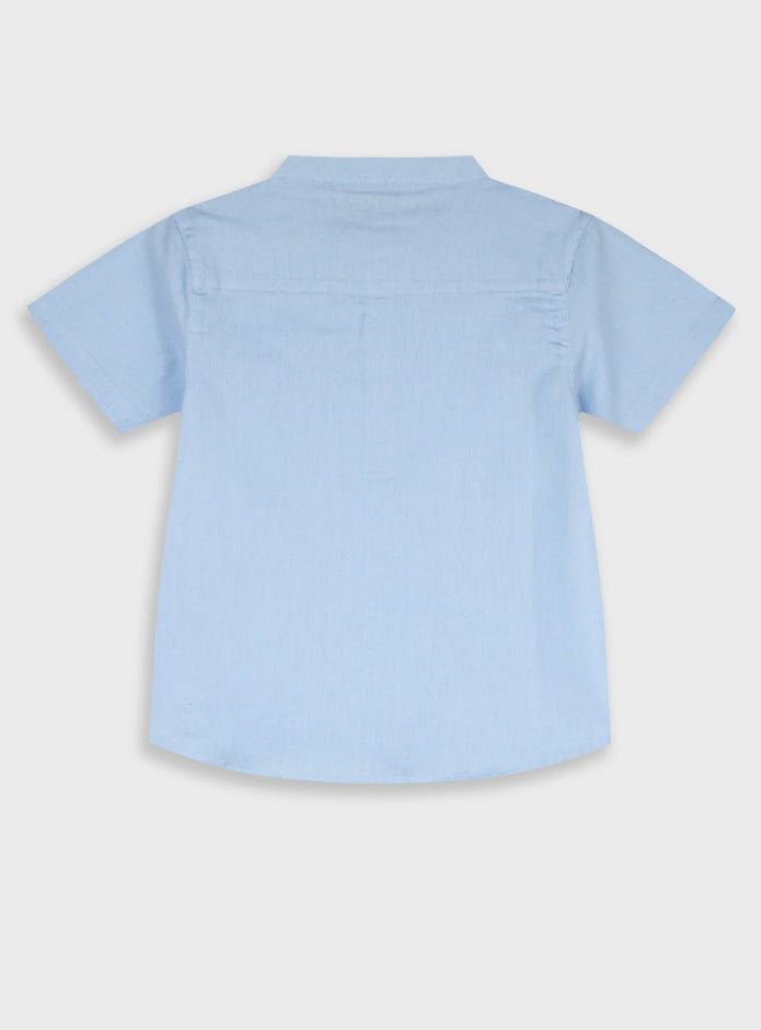 Energiers παιδικό πουκάμισο αγοριού γαλάζιο με mandarin γιακά

Παιδικό γαλάζιο πουκάμισο Energiers αγοριού με κοντό μανίκι

Energiers καλοκαιρινό πουκάμισο αγοριού γαλάζιο βαμβάκι λινό