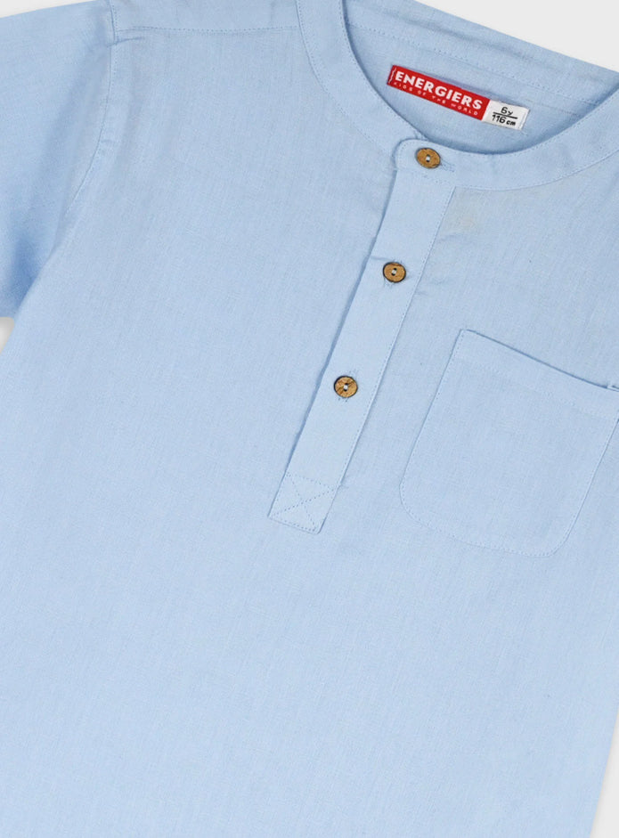 Energiers παιδικό πουκάμισο αγοριού γαλάζιο με mandarin γιακά

Παιδικό γαλάζιο πουκάμισο Energiers αγοριού με κοντό μανίκι

Energiers καλοκαιρινό πουκάμισο αγοριού γαλάζιο βαμβάκι λινό