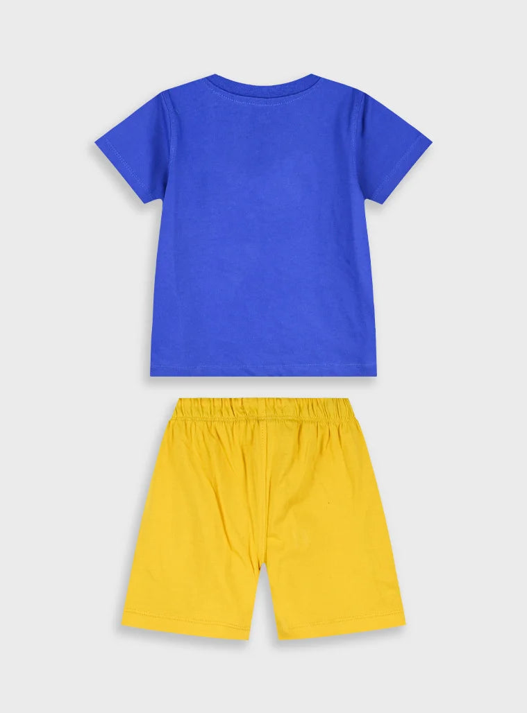 παιδικό σετ Energiers μπλε μπλούζα με στάμπα και κίτρινο σορτσάκι

παιδική μπλούζα μπλε με print My future is not just a dream Energiers

παιδικό κίτρινο σορτσάκι με κορδόνι Energiers