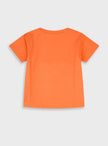 παιδικό t-shirt Energiers πορτοκαλί με print fun at sea ιστιοπλοϊκό 100% βαμβάκι