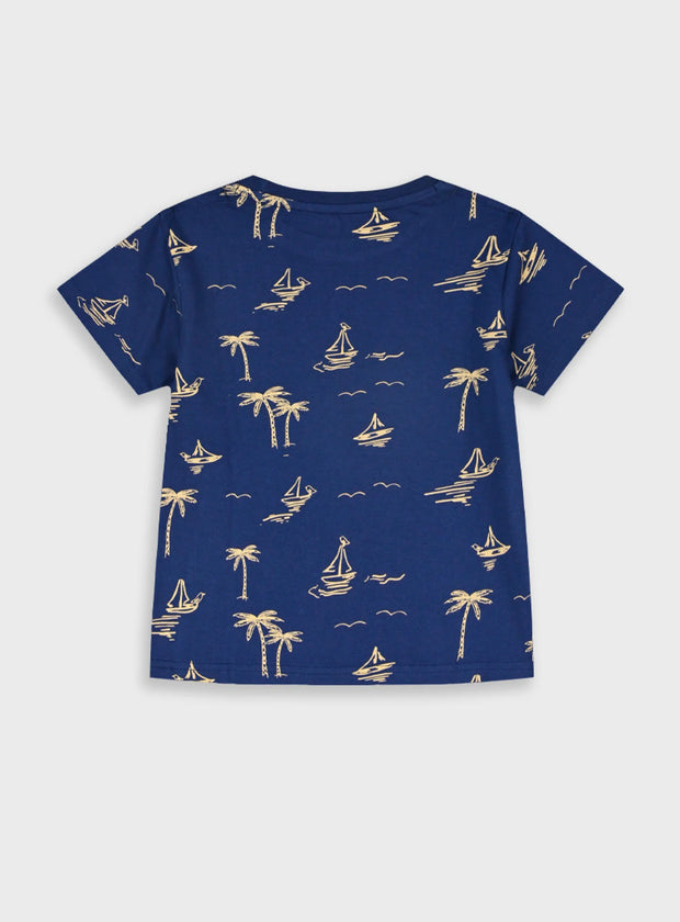 Energiers παιδικό μπλουζάκι αγοριού μπλε με σχέδια ιστιοπλοϊκά και φοίνικες

Energiers καλοκαιρινό t-shirt αγοριού μπλε με μοτίβο θάλασσας

Παιδικό μπλουζάκι Energiers μπλε με καλοκαιρινά σχέδια ιστιοπλοϊκών