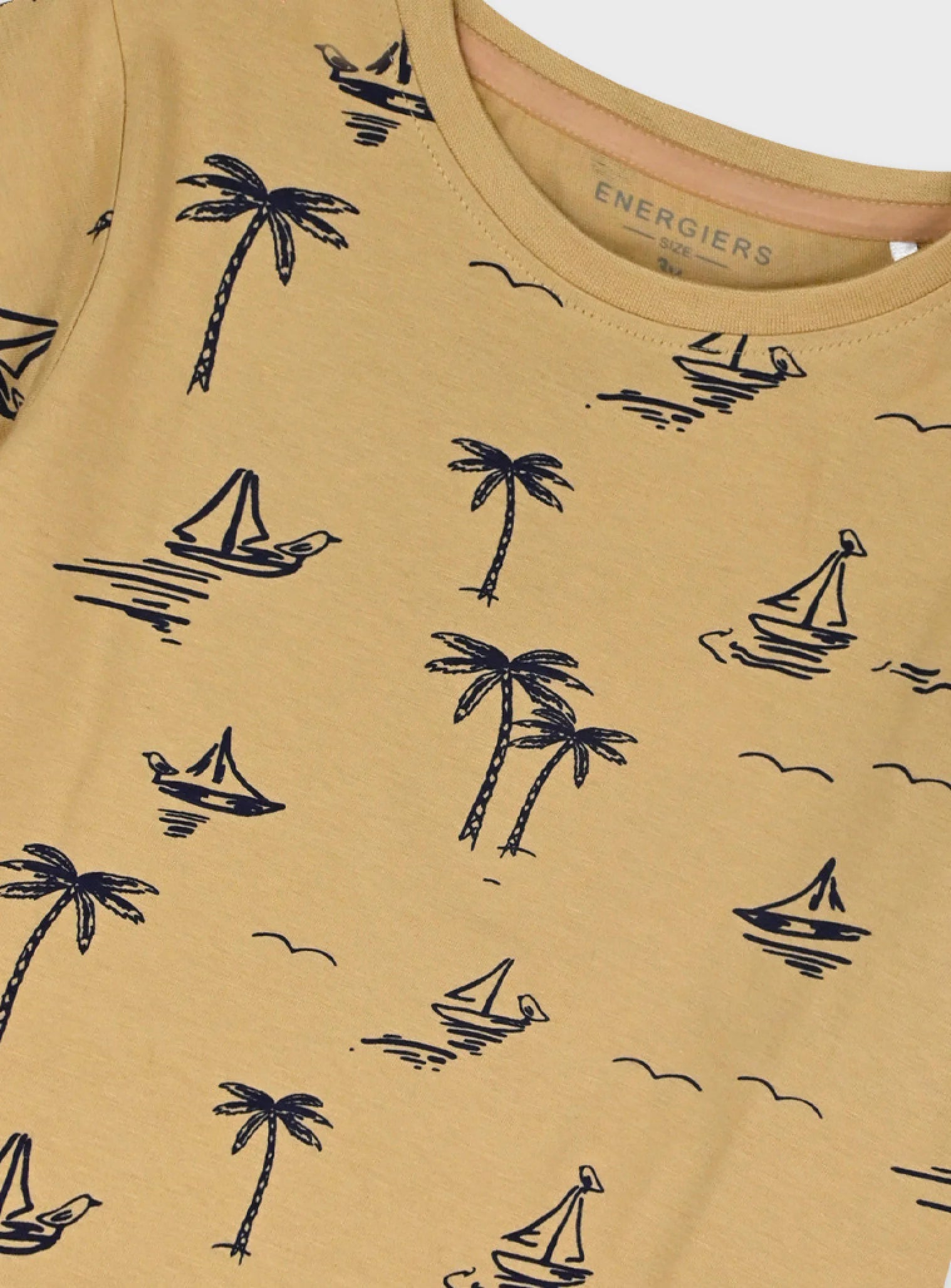 Energiers παιδικό μπλουζάκι αγοριού μπεζ με σχέδια ιστιοπλοϊκά και φοίνικες

Energiers καλοκαιρινό t-shirt αγοριού μπεζ με μοτίβο θάλασσας

Παιδικό μπλουζάκι Energiers μπεζ με καλοκαιρινά σχέδια ιστιοπλοϊκών