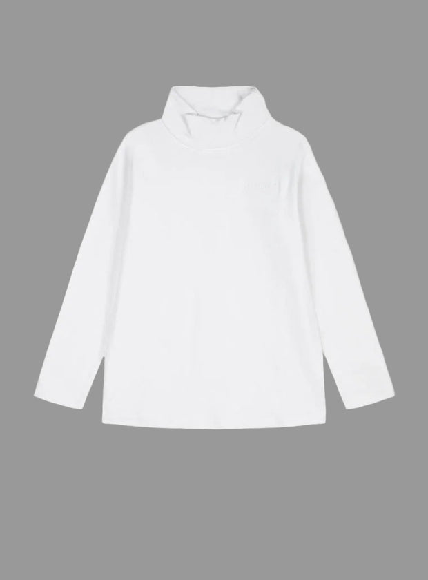 βαμβακερό άσπρο ζιβάγκο Energiers με διακριτικό λογότυπο