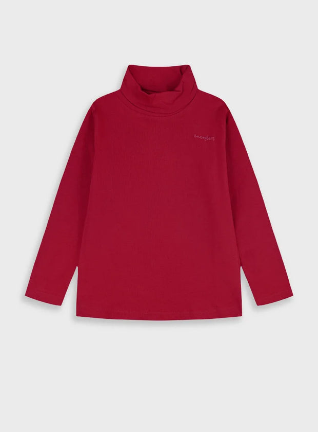 βαμβακερό κερασί ζιβάγκο Energiers με ψηλό γιακά