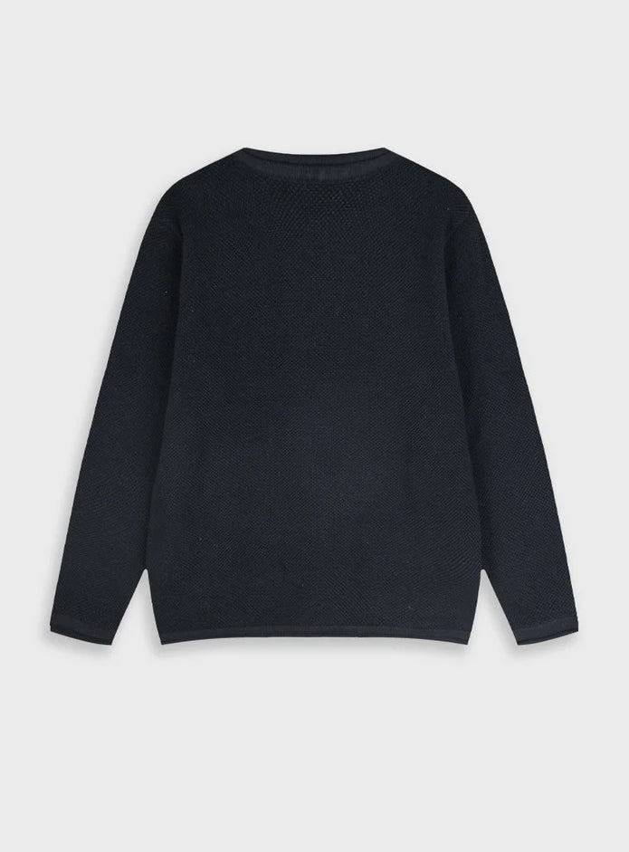 Πίσω όψη παιδικού πουλόβερ Energiers μαύρο