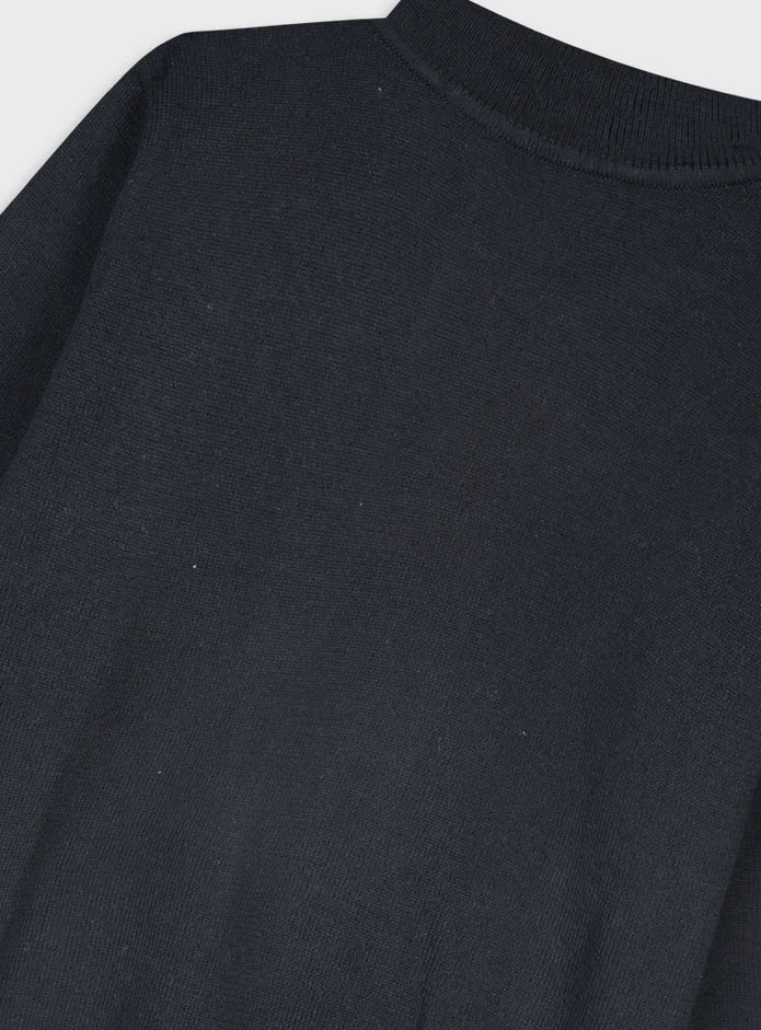 Παιδικό σκούρο μπλε πουλόβερ Energiers για αγόρι με ψηλό γιακά