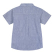 Energies Short Sleeve Striped Shirt in Light Blue