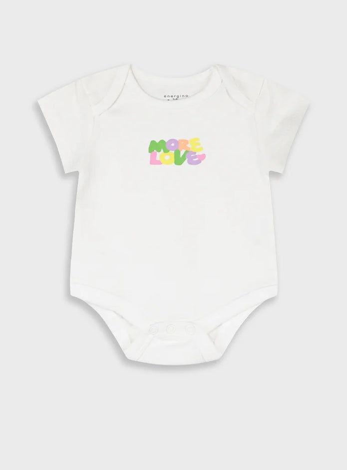 Energiers σετ 5 βρεφικά κορμάκια κορίτσι με λουλούδια πουά και ροζ σχέδιο