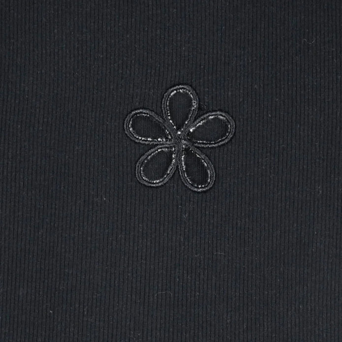 Energies Blouse with Flower & Wavy Finish
