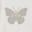 Energiers Girls' Set: Butterfly Blouse and Khaki Shorts with Belt