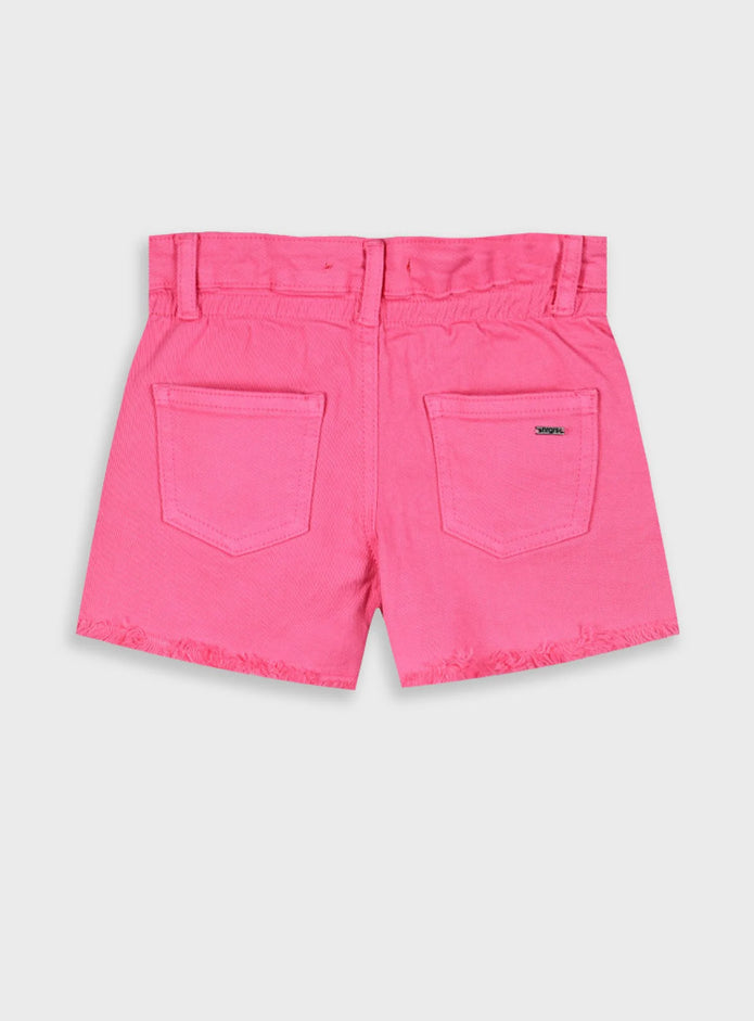 Πίσω όψη του παιδικού φούξια τζιν σορτς Energiers