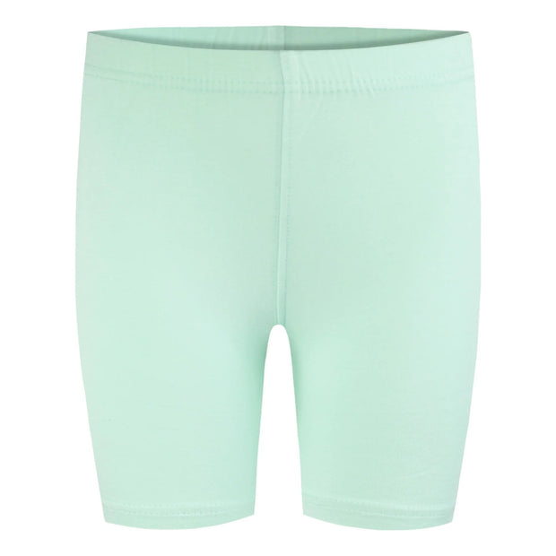 Παιδικό κοντό κολάν σε απαλό πράσινο χρώμα, με άνετη ελαστική εφαρμογή, ιδανικό για καθημερινή χρήση και αθλητισμό.