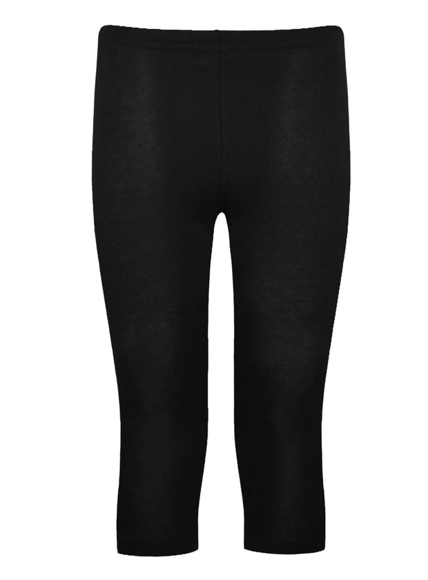 Energiers παιδικό κολάν 3/4 μαύρο 95% βαμβάκι 5% ελαστάνη