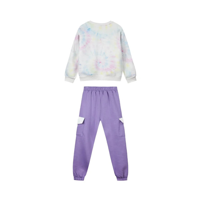 Energiers Kids Tie-Dye Tracksuit Set with Message &amp; Cargo Pants