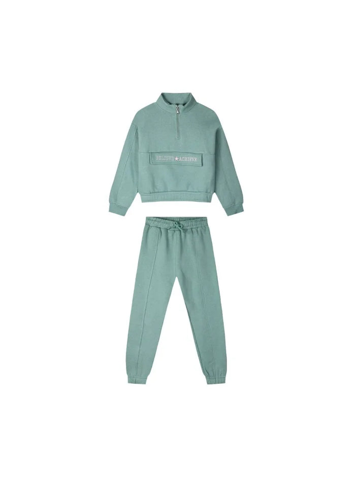Energies Kids Tracksuit Set "Believe &amp; Achieve" with Zipper