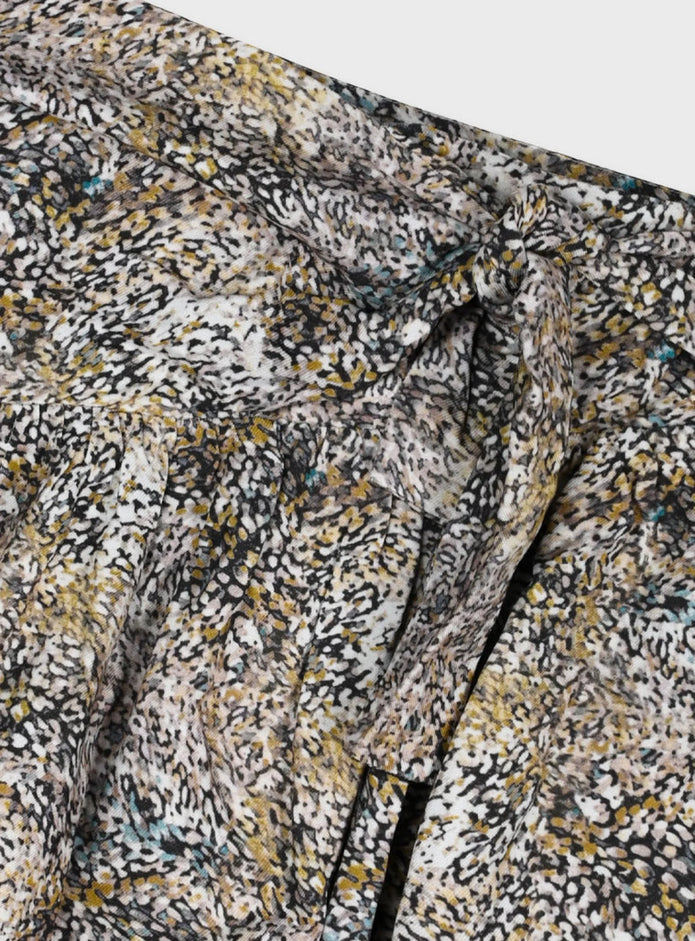 Εμπριμέ παιδική φούστα Energiers με ζώνη-κορδέλα στο πλάι