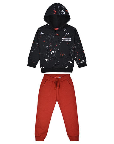 Energiers Children's Tracksuit Set with Artistic Design "Space Splash" 