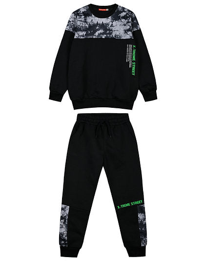 Energiers Kids Tracksuit Set X-Treme Street Black