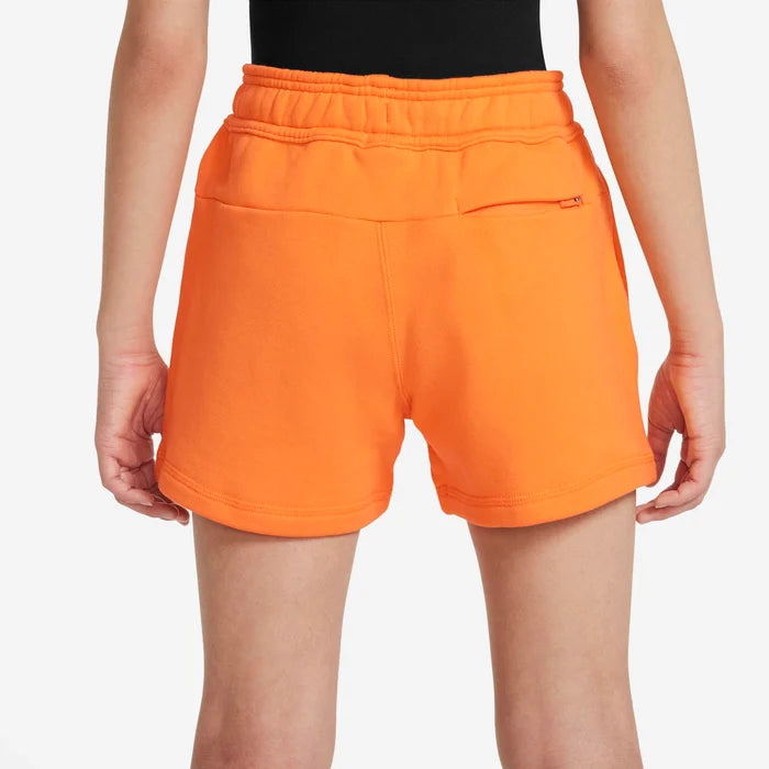 Nike παιδικό πορτοκαλί σορτσάκι Air με ελαστική μέση και πίσω τσέπη με φερμουάρ