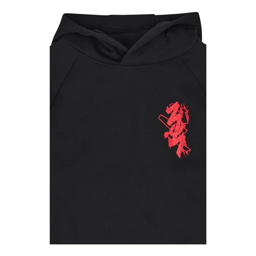 Nike παιδικό μαύρο hoodie FB9329-010 με κουκούλα