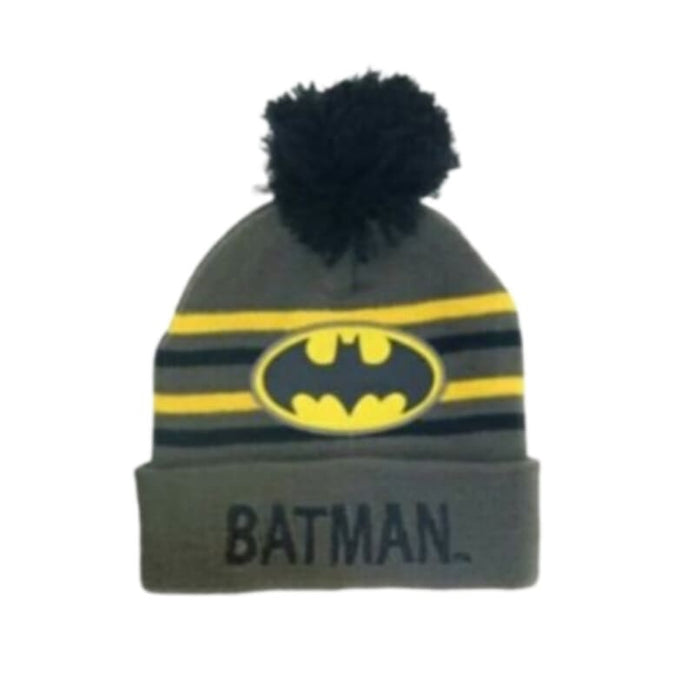 Σκούφος "Batman" με Μαύρο Πομ Πομ για αγόρι
