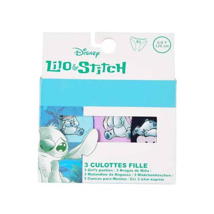 Παιδικά εσώρουχα κοριτσιού Disney Lilo & Stitch σετ 3 τεμαχίων