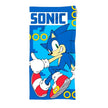 Παιδική πετσέτα θαλάσσης Sonic the Hedgehog σε μπλε χρώμα