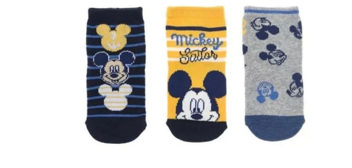 Βρεφικές κάλτσες Disney Baby Mickey Mouse σετ 3 τεμαχίων