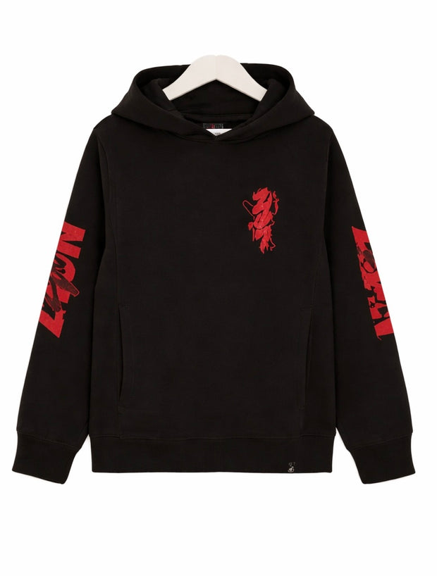 Nike παιδικό μαύρο hoodie FB9329-010 με κουκούλα