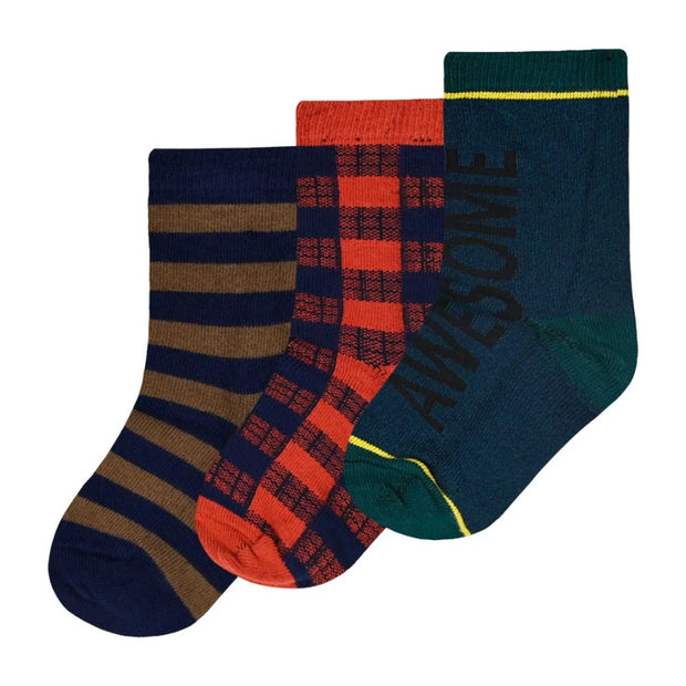 Energies Set of 3 Children's Socks with Patterns 