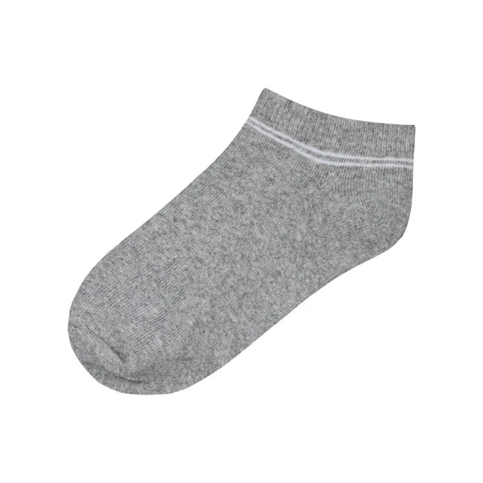 Energiers Set of Children's Low Socks (3 Pairs) – White, Blue and Gray