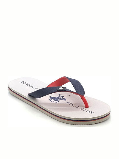 Polo Club Beverly Hills Polo Club Flip Flops - Black, White, Blue