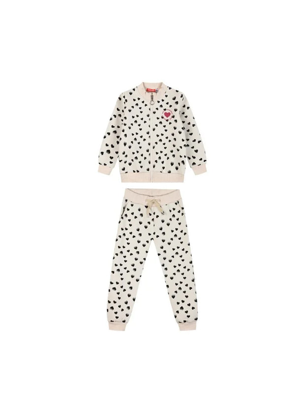 Energies Children's Tracksuit Set with Hearts
