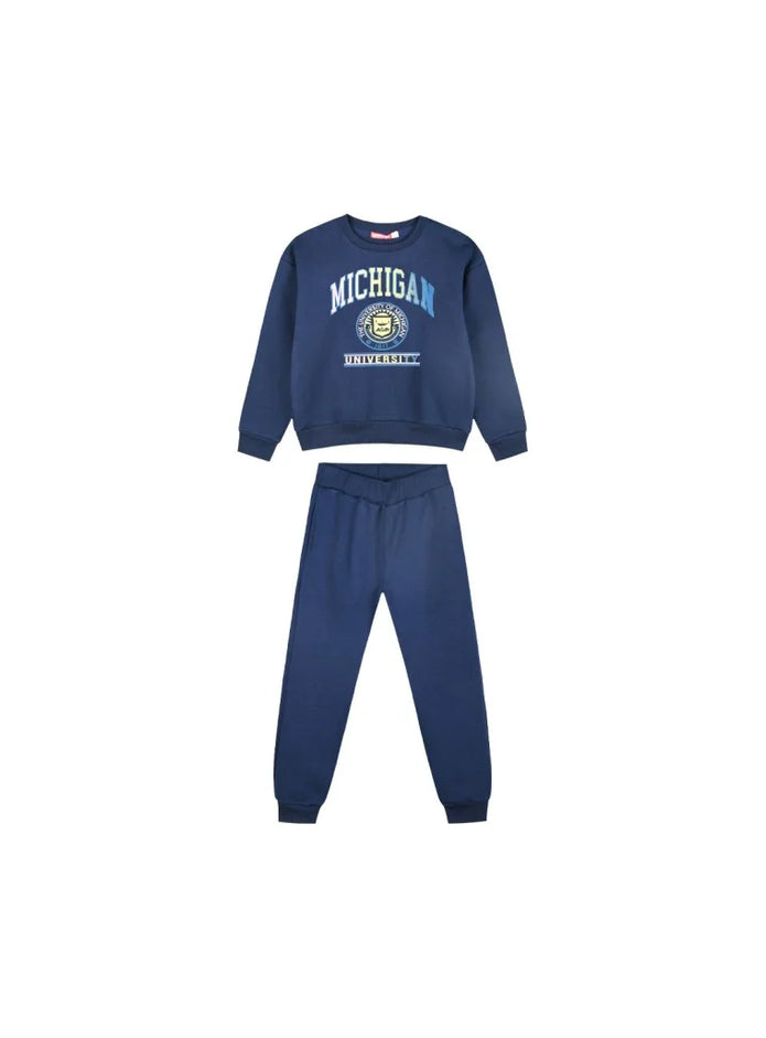 Energiers Kids Tracksuit Set - Michigan University Dark Blue